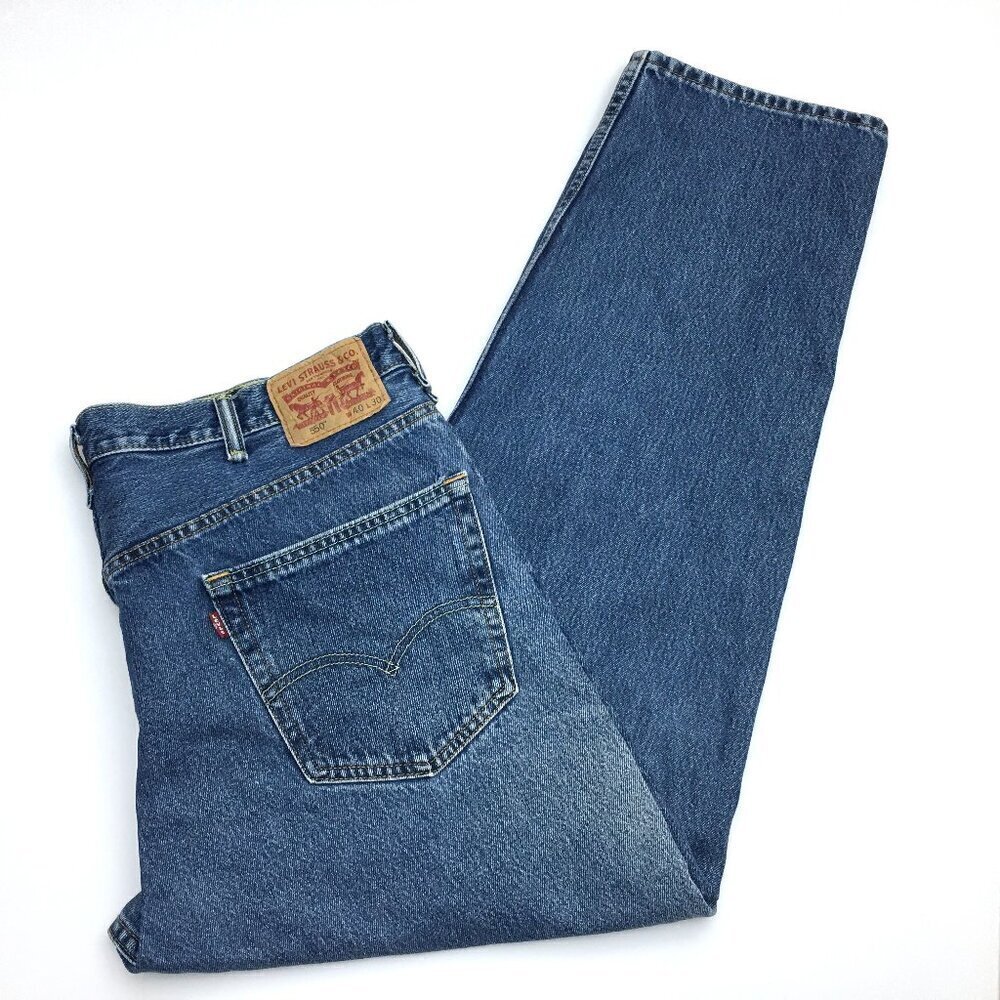 Levi's 550 Men's Jeans Relaxed Fit Straight Leg Cotton size 40 x 30